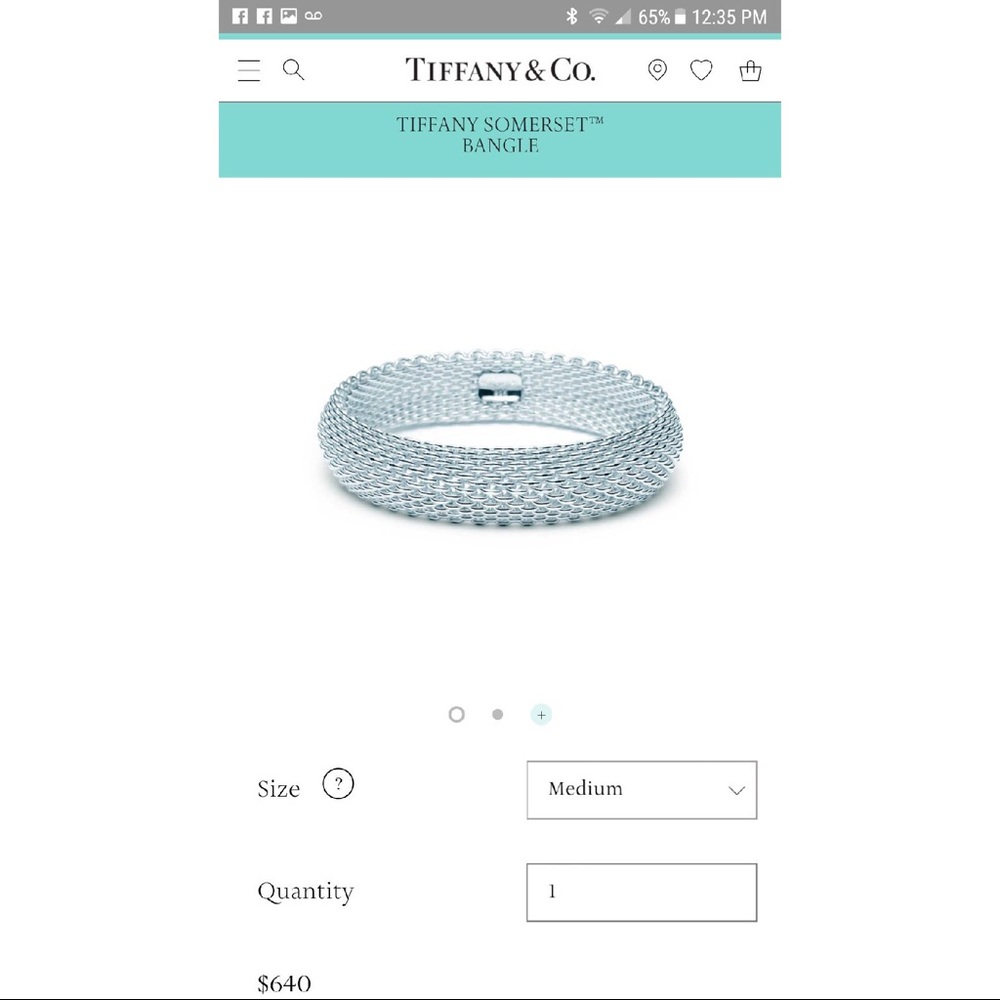Tiffany & Co. Somerset Bangle